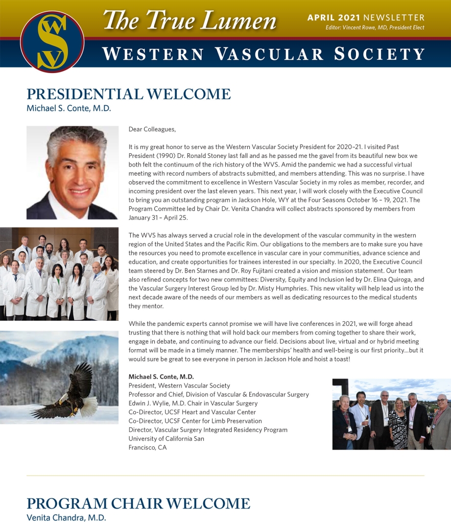 WVS Newsletter - Spring 2021